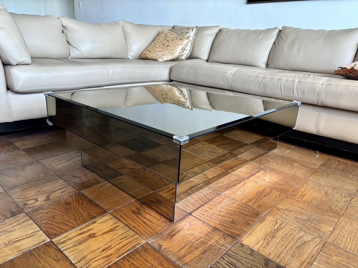 Square Mirrored Coffee Table - photo 2
