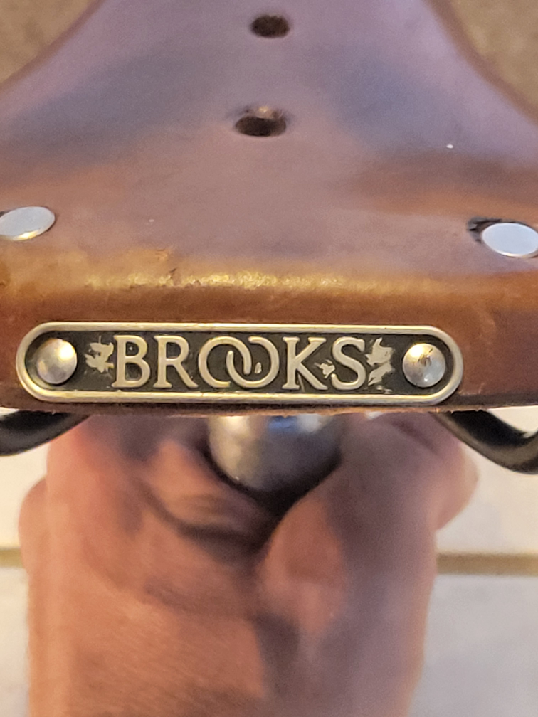 Brooks  standard leather bicycle seat - photo 5