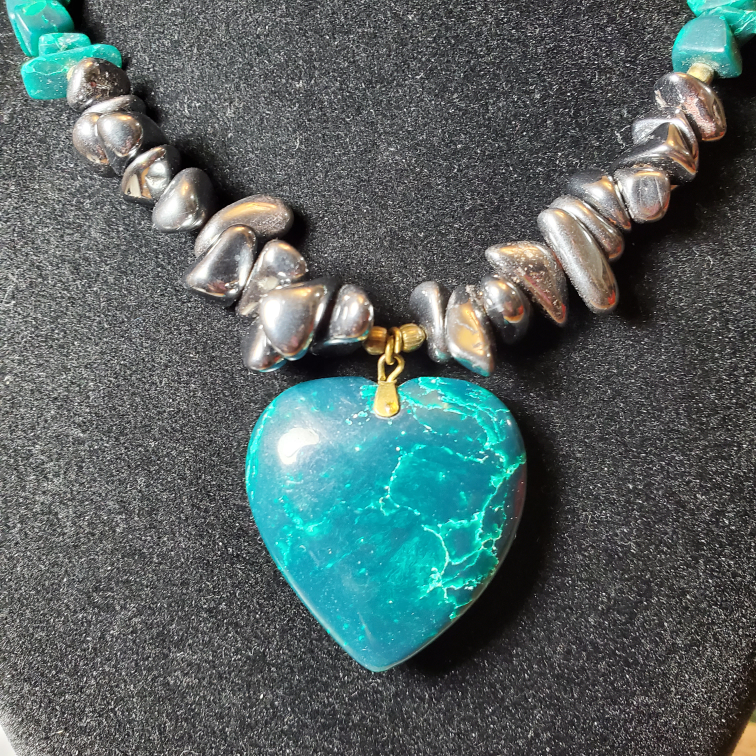Vtg. Natural Gemstones Necklace thumbnail