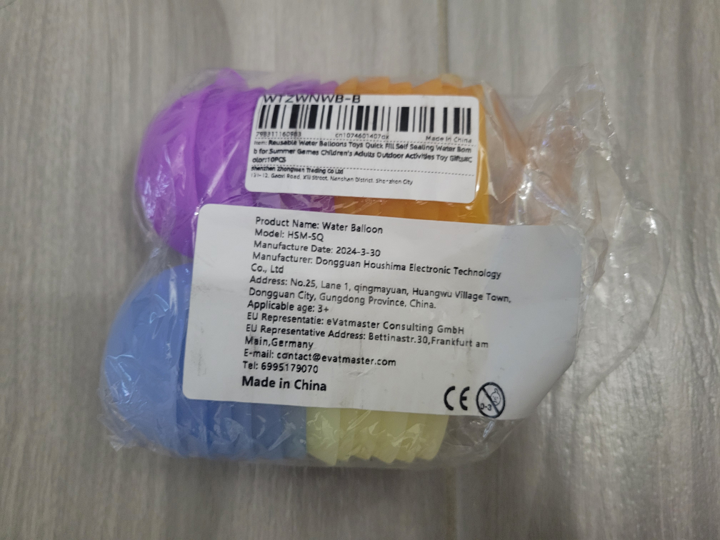 Brand New Reusable Water Balloons (8 pcs) image indicator(8)