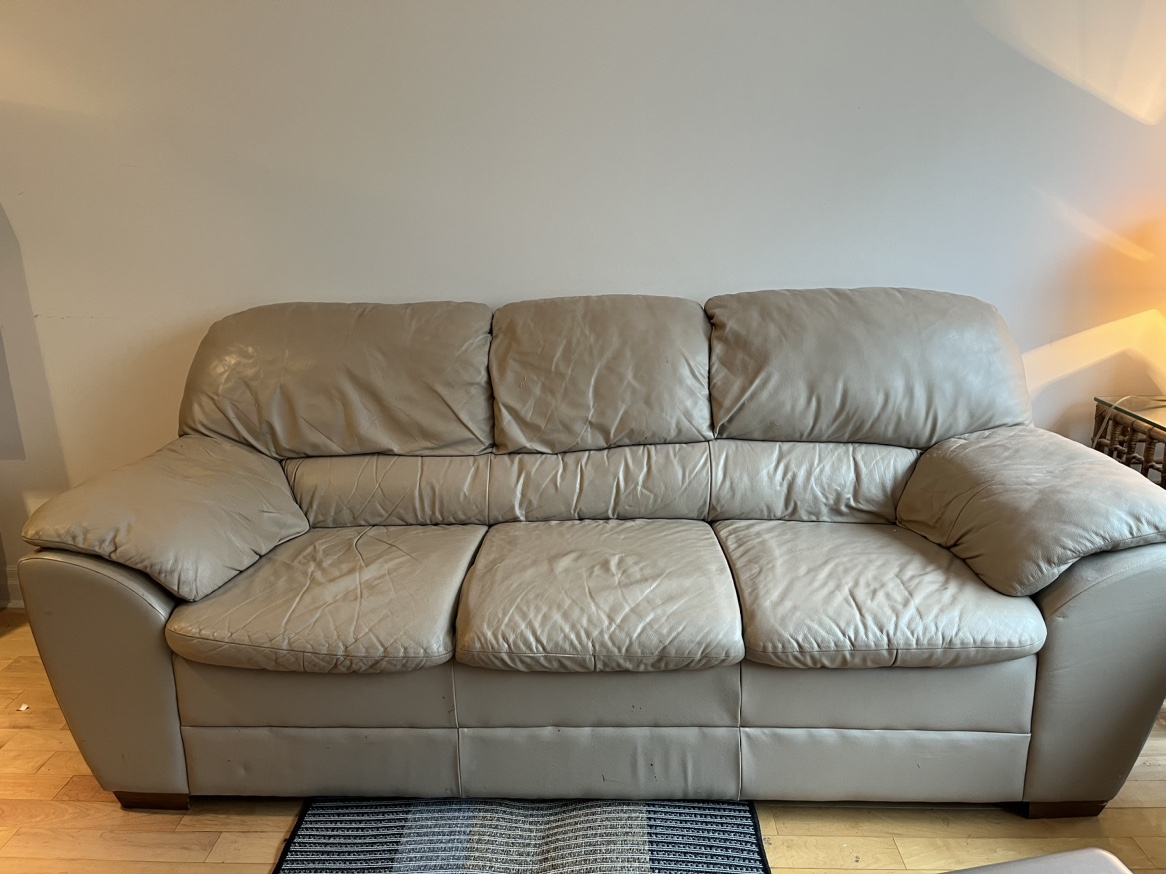 Leather couch
