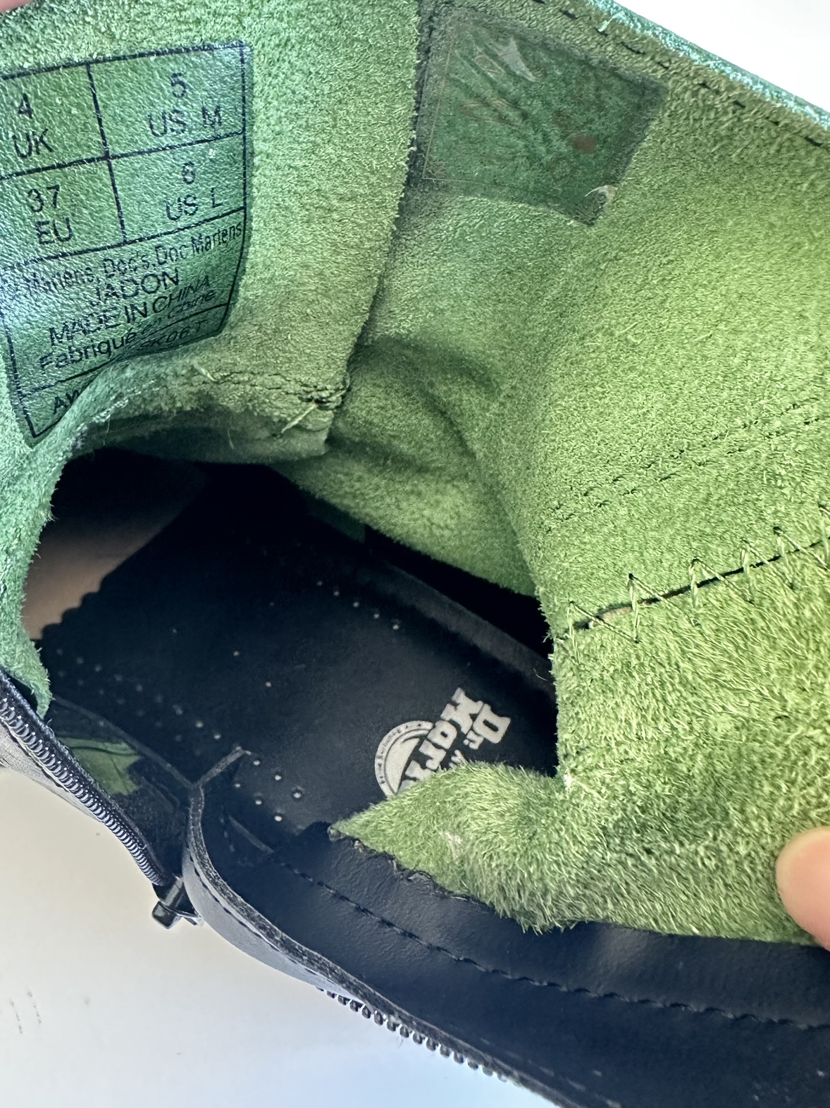 Dr Martens Jadon Vintage Green Boots - photo 4