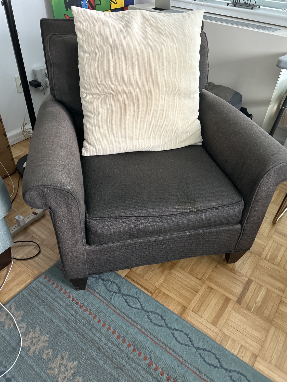 Overstuffed chairs