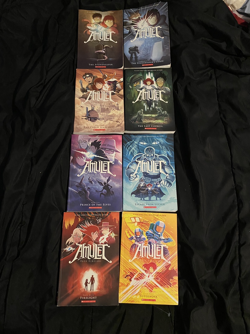 AMULET series #1-8 kids Graphic Novels