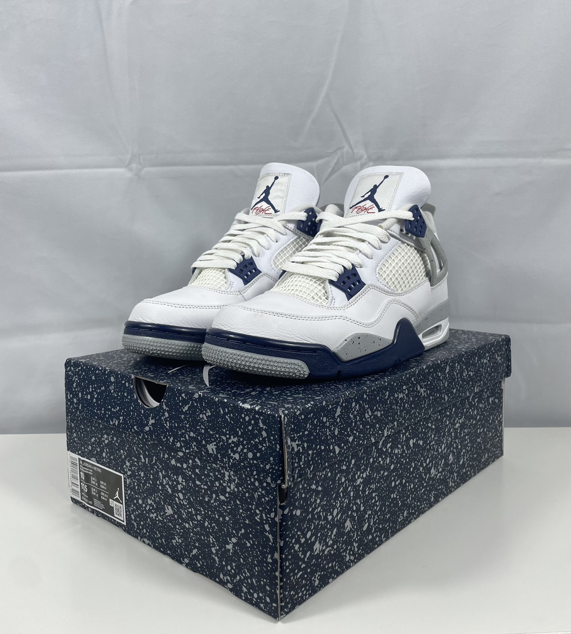 Jordan 4 Midnight Navy - photo 3