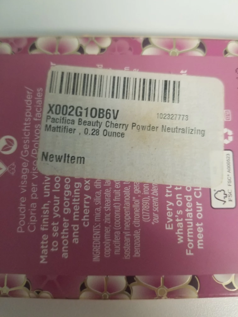 BRAND NEW PACIFICA Beauty Neitralizing Mineral Mattifier 0.28oz image indicator(2)