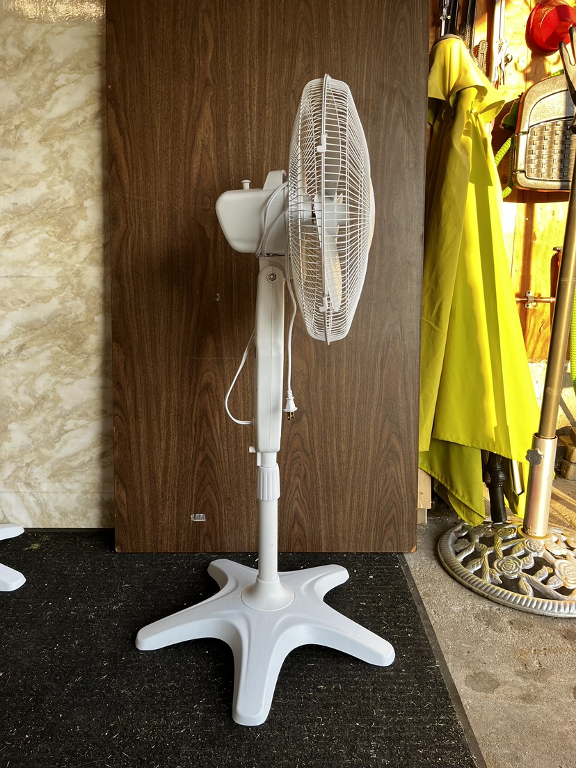 White Pedestal Fan (2 Left) - photo 2