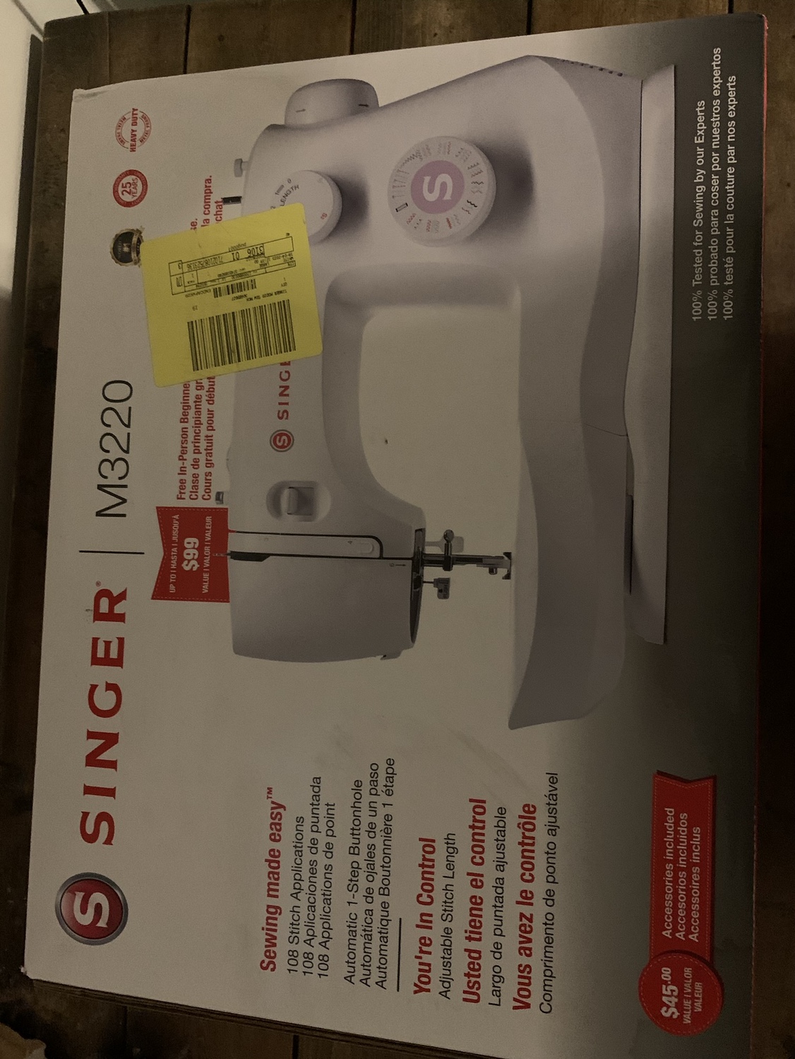 Singer M3220 Sewing Machine (Brand New) - photo 4