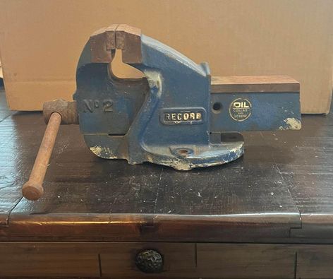 Vintage Bench Vice Record 90mm Made in England - photo 3