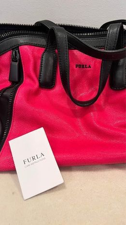 Furla Embossed Leather Handle Bag - - photo 2