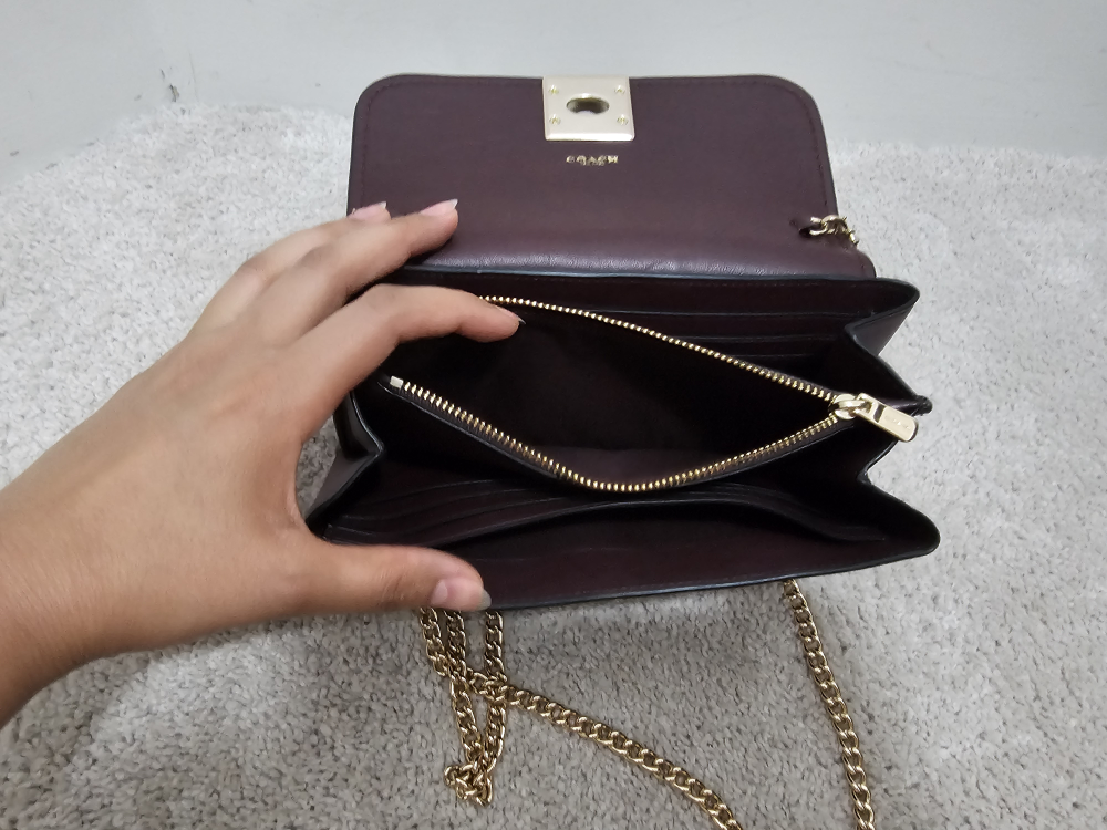 Authentic Coach Wallet on Chain or Clutch image indicator(7)