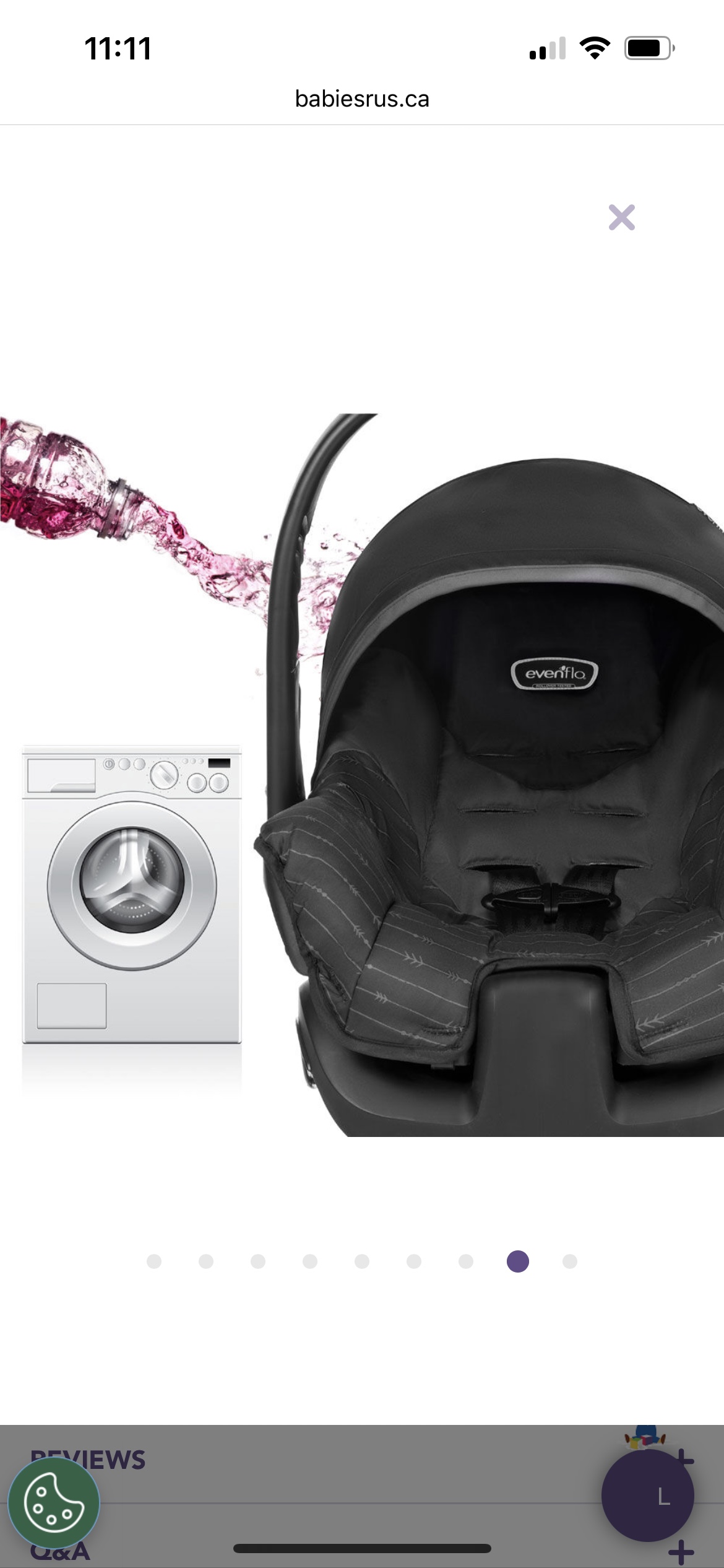 EvenFlo Infant Car Seat Basket with Base (New) - photo 3