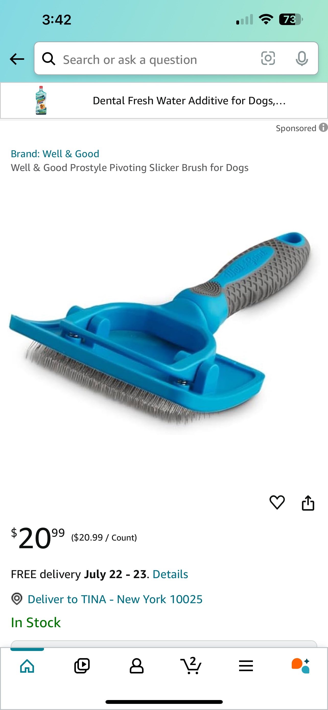 Pet brush image indicator(3)