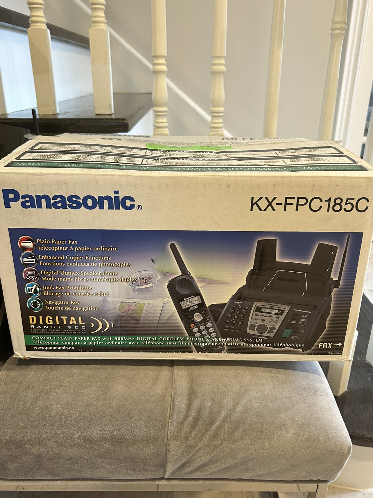 Panasonic KX-FPC185C Fax Machine with digital Cordless Phone thumbnail