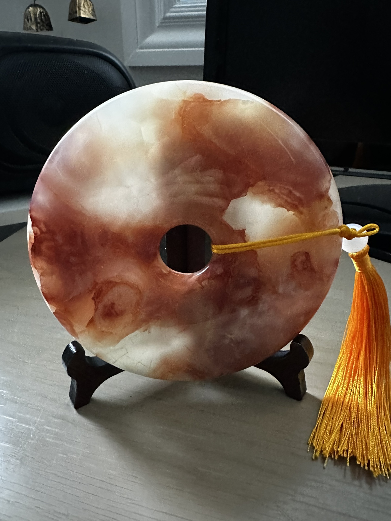 Stone Plate Blessing and Lucky Charm on Stand ⚽️ image indicator(2)