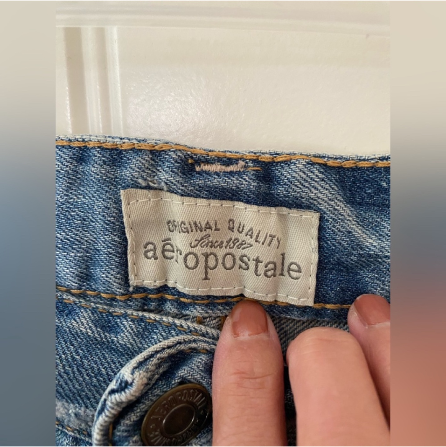 Aeropostale distressed denim shorts - photo 2