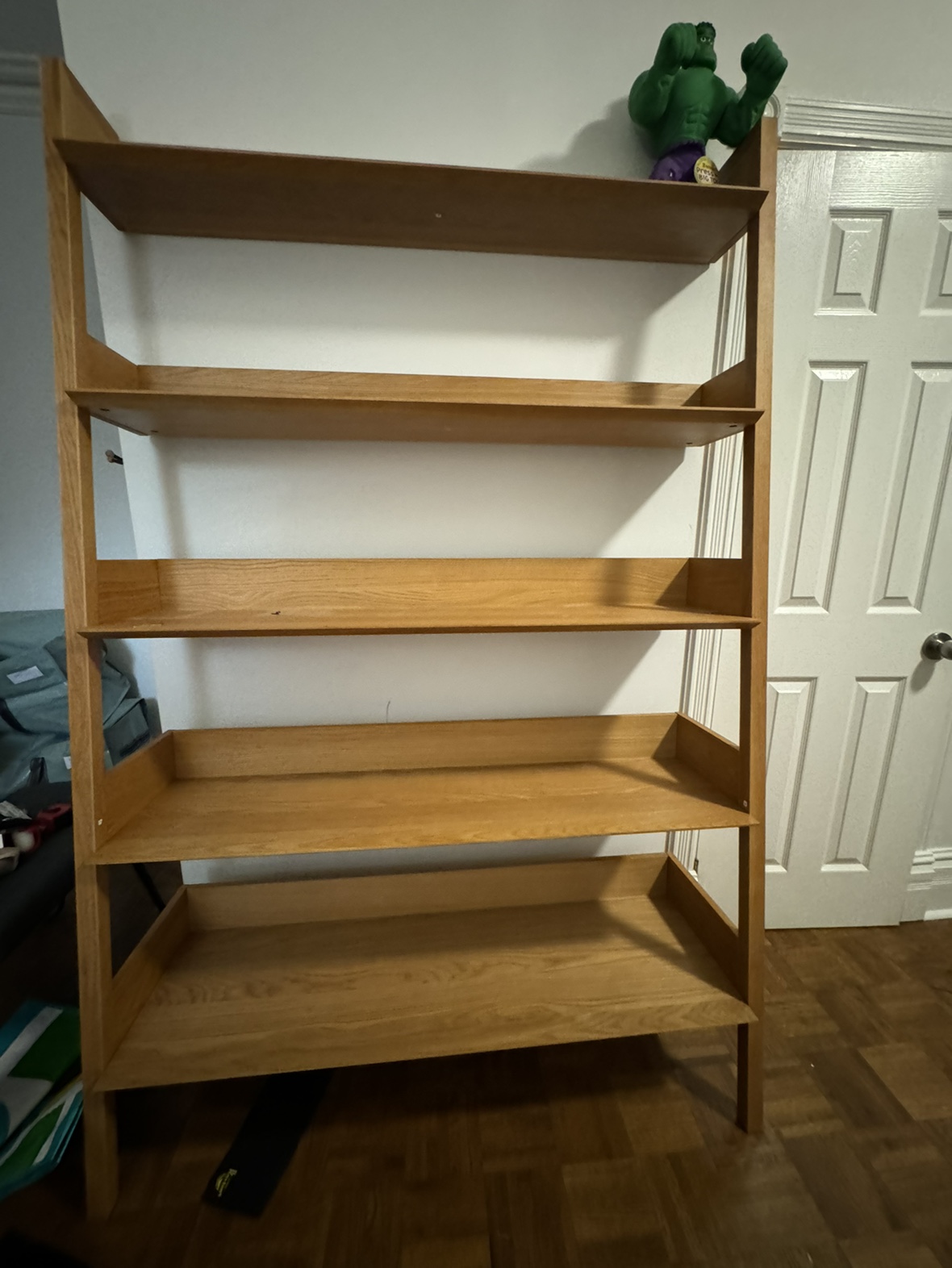 Fantol Warm Oak Wide Bookcase thumbnail