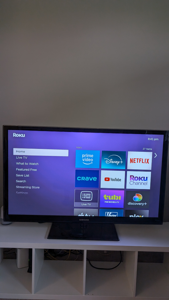 Samsung 50" plasma HD TV