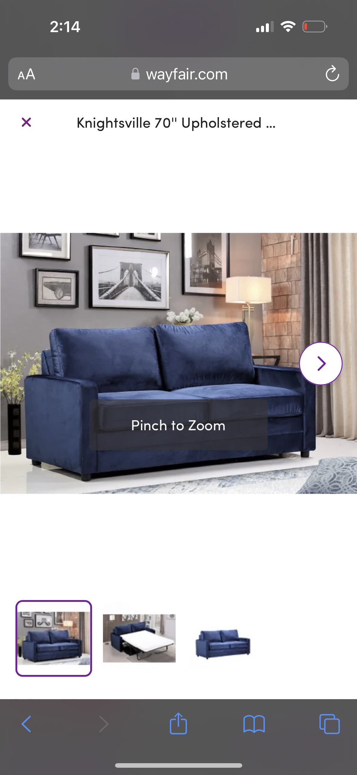 Couch Sofa bed - photo 2