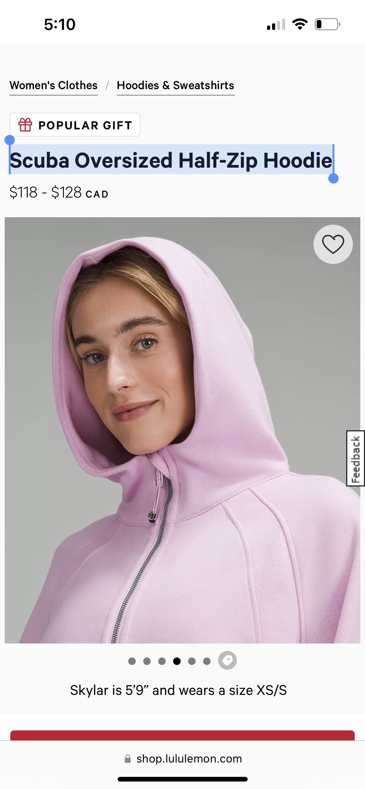 lululemon Scuba Oversized Half-Zip Hoodie✨new - photo 5