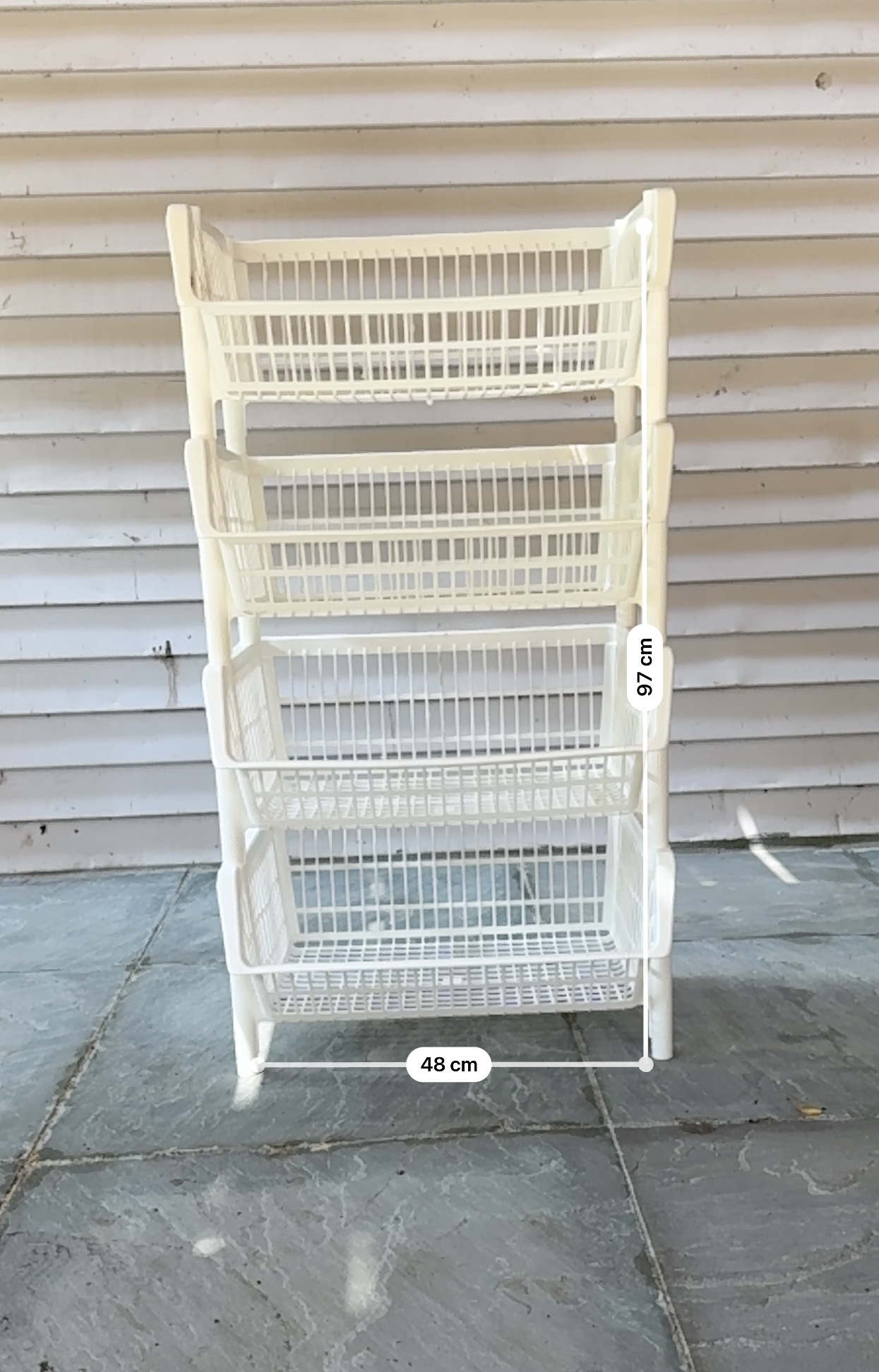 Plastic storage baskets - photo 3