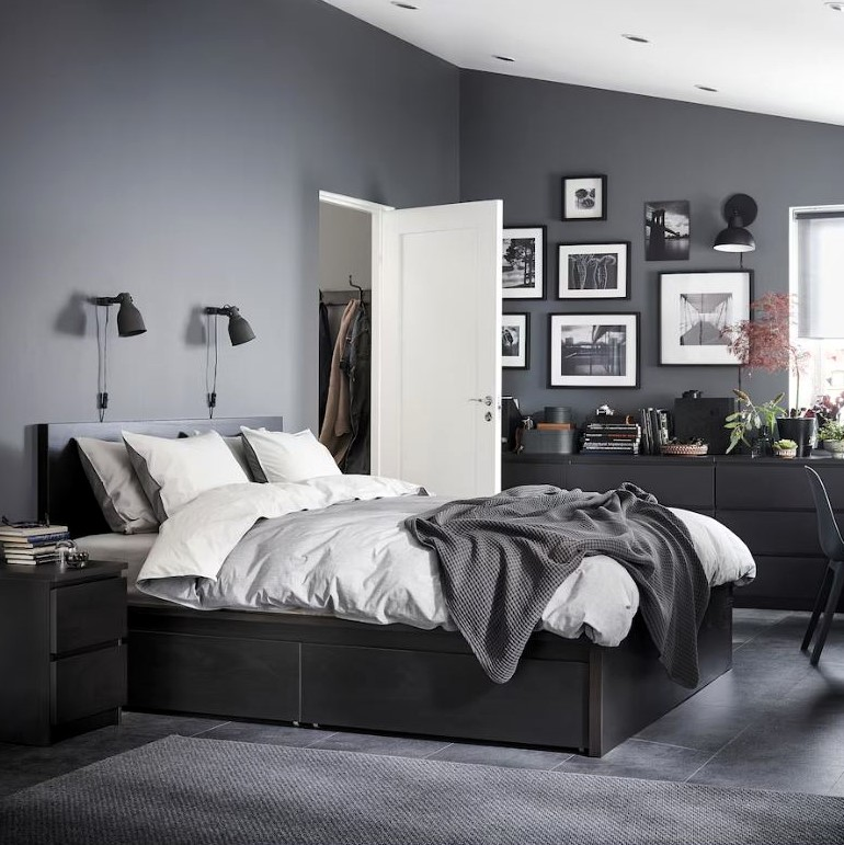 🛏️ IKEA MALM King Bed with Storage - 1 Week Old, Must Sell! 🛏️ image indicator(4)