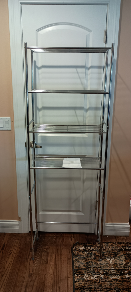 4-Tier Over-the-Toilet Space Saver Shelf - photo 4