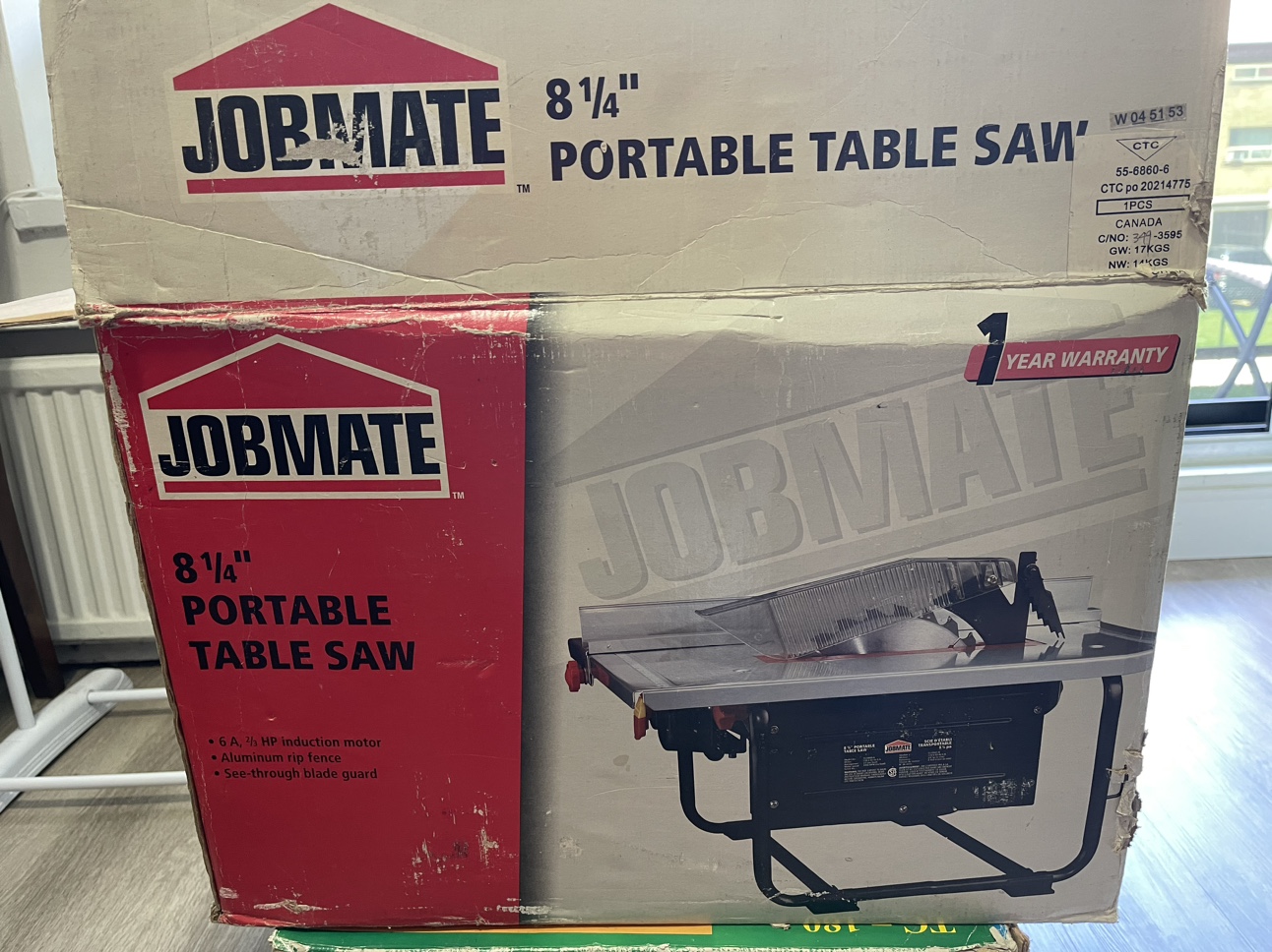 Jobmate 1 1/4” portable table saw thumbnail