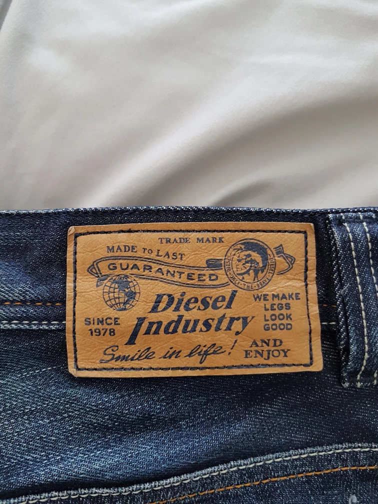 Mens Safado Diesel Straight Leg Blue Jeans image indicator(2)