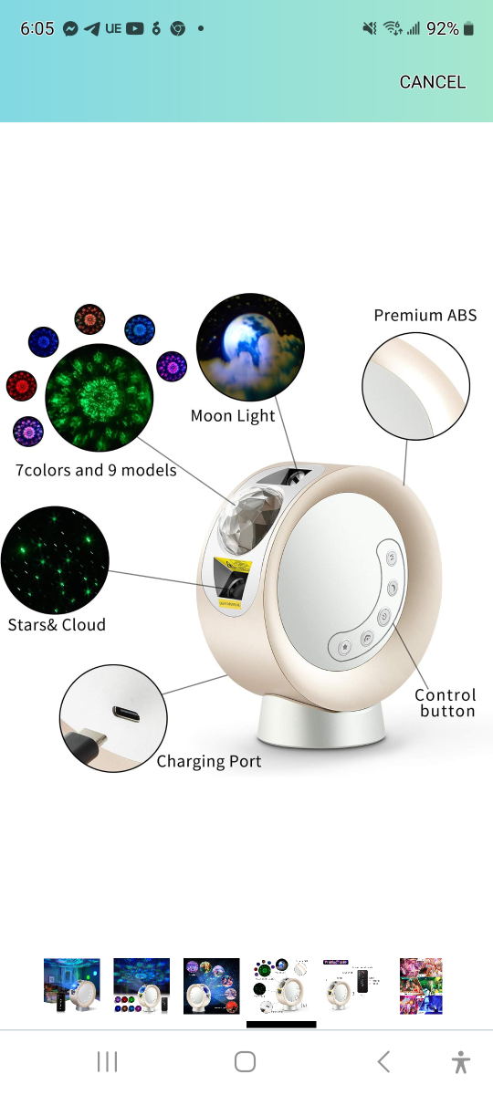 Brand new LED Star Projector Rotatable Lamp - photo 4