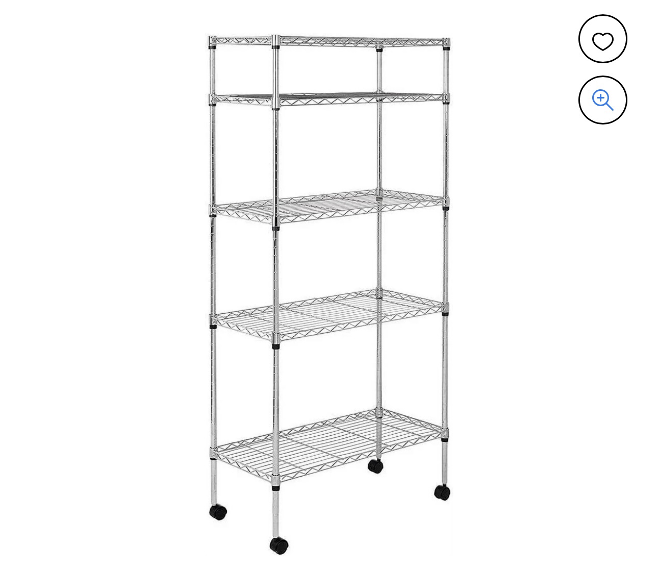 5 Tier Wire Storage Shelf