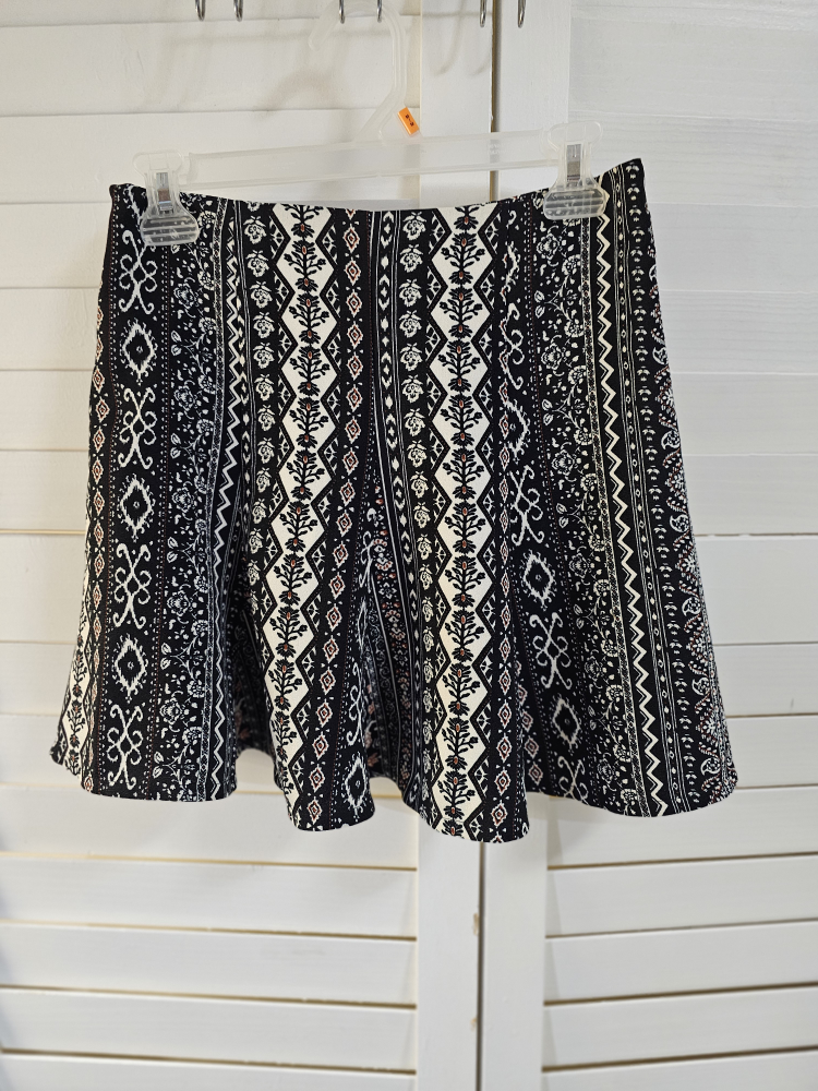 Bershka mini cracked skirt