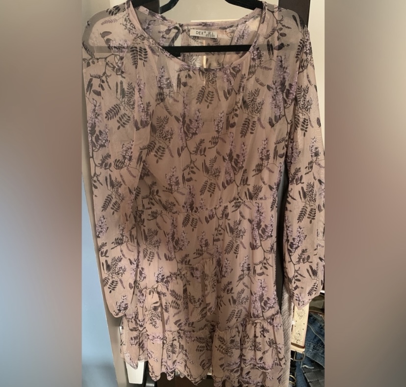Dex Floral Long Sleeve Dress