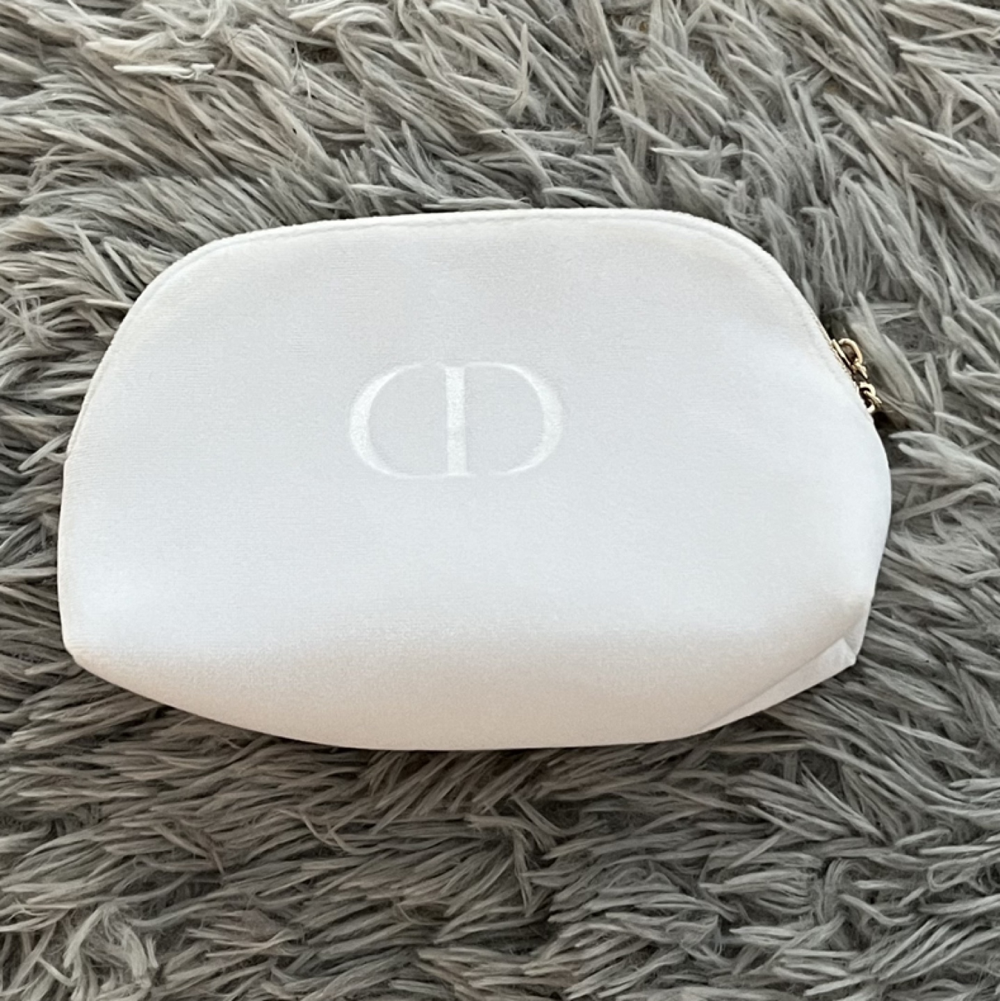Dior cosmetic Pouch White