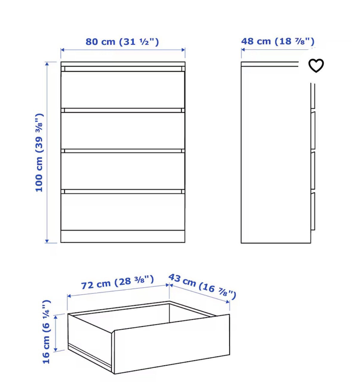 IKEA Malm Dresser - photo 2