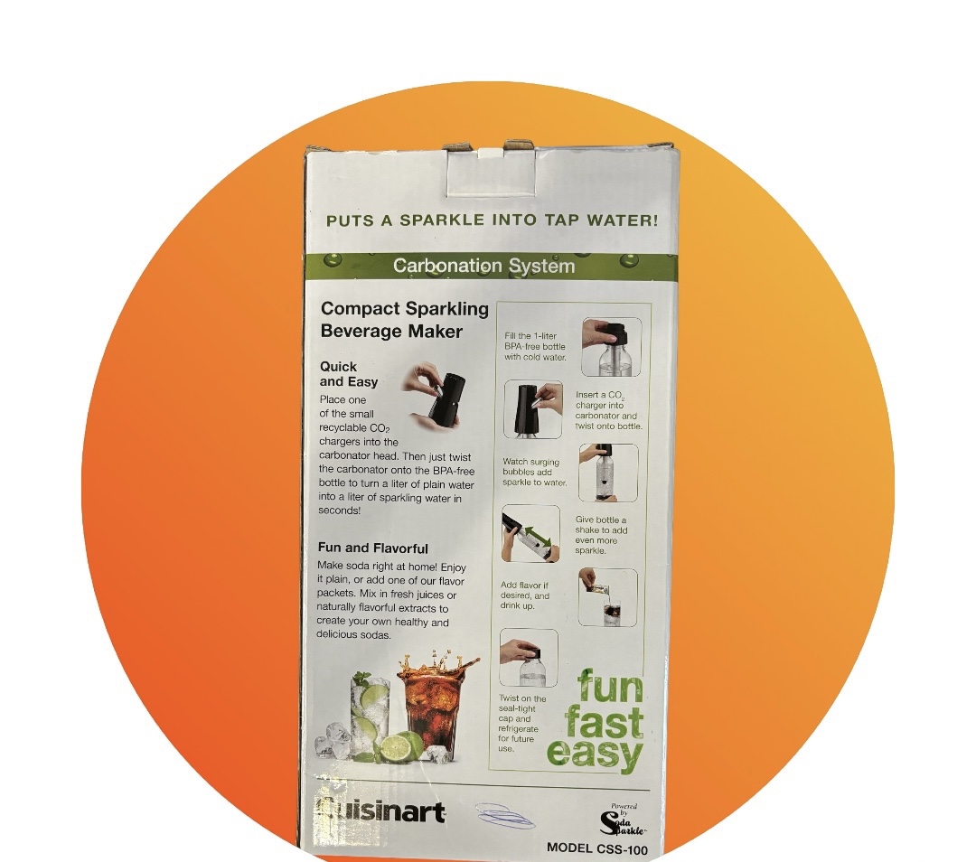 #freecycle Cuisinart Compact Sparkling Beverage Maker  - CSS 100 image indicator(2)