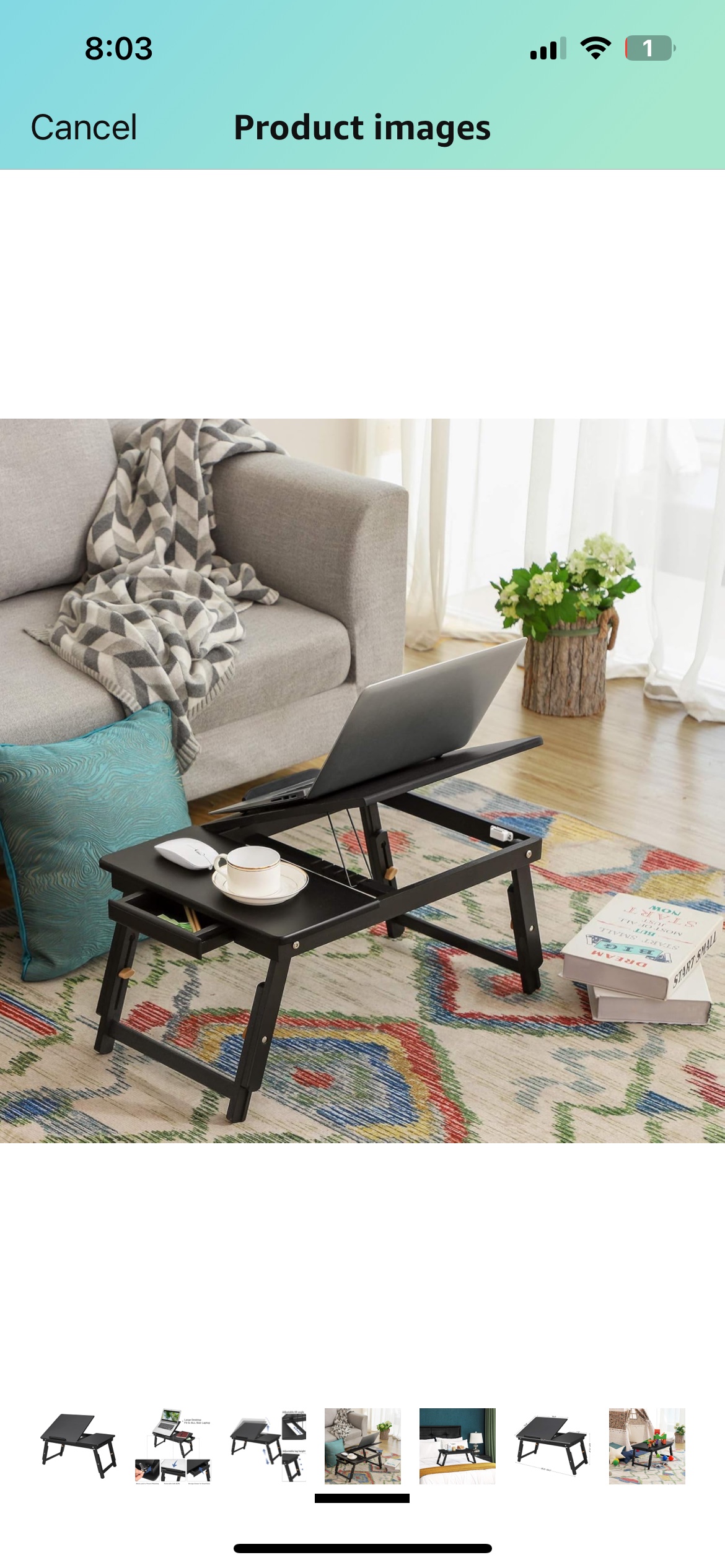 Multi-Functional Laptop Desk, Bed Tray image indicator(4)