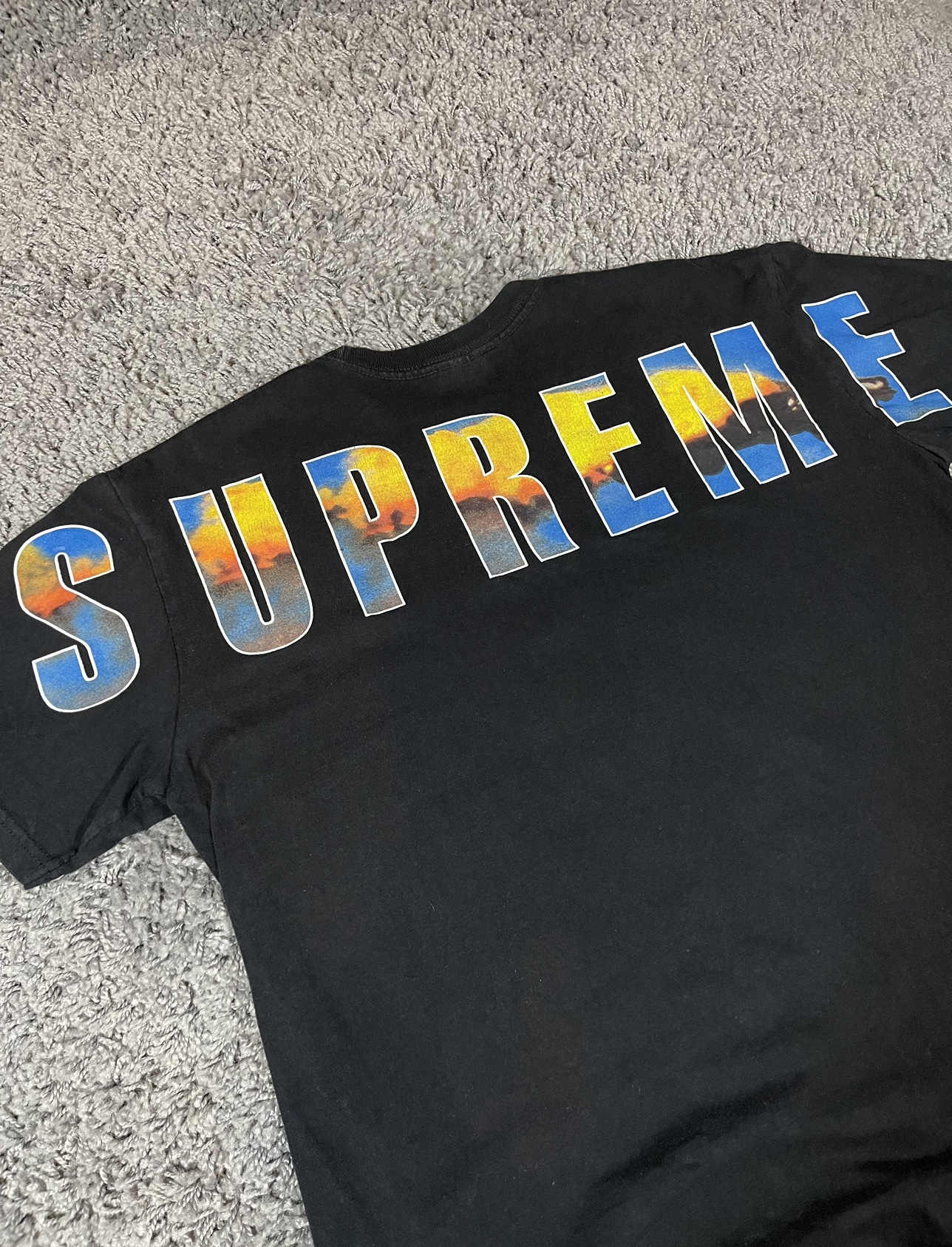 2017FW Supreme Crash Tee Black T-Shirt image indicator(2)