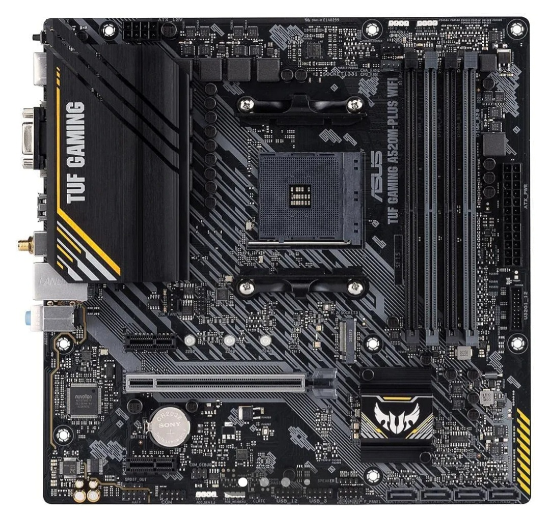 ASUS TUF GAMING A520M-PLUS (WiFi) AMD AM4 (3rd Gen Ryzen™) thumbnail