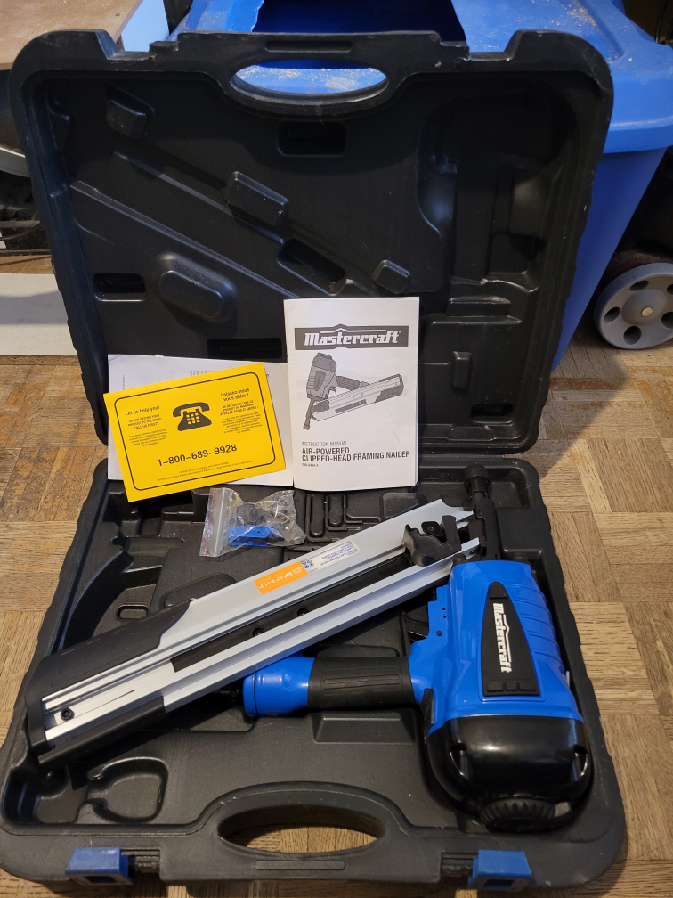 mastercraft air nail gun