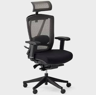 Autonomous Chair Ergo Black with Headrest