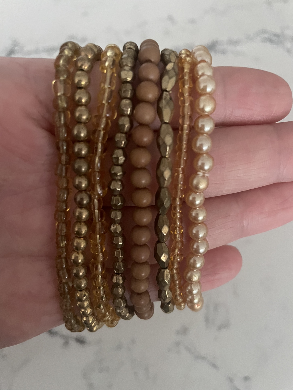 Stretchy bracelets - 8 pcs - photo 2