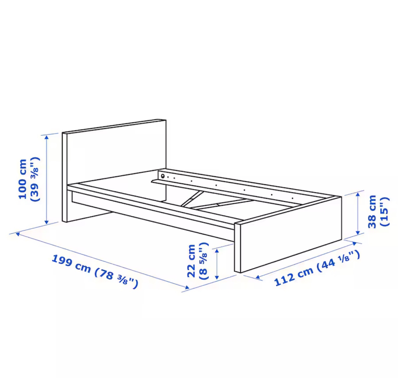 Twin bed frame - photo 4