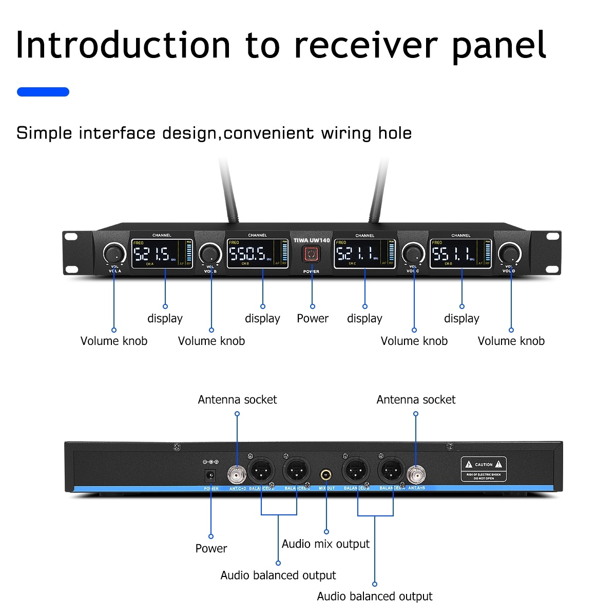 Wireless handheld microphone for church/speech/karaoke - photo 5