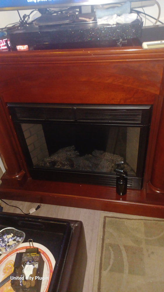 Real Flame Silverton Indoor Electric Fireplace in Rustic Red - photo 3