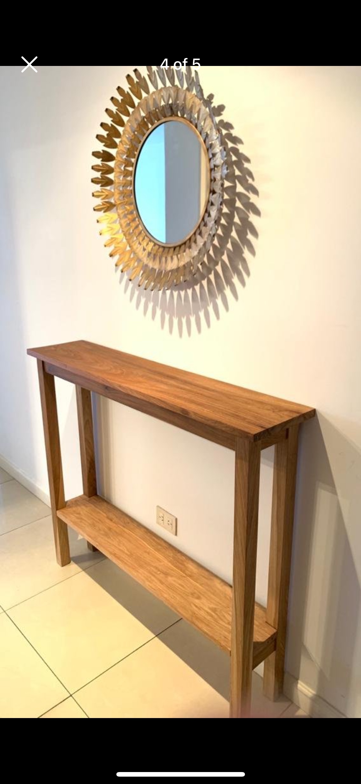WoodenConsole table - photo 4