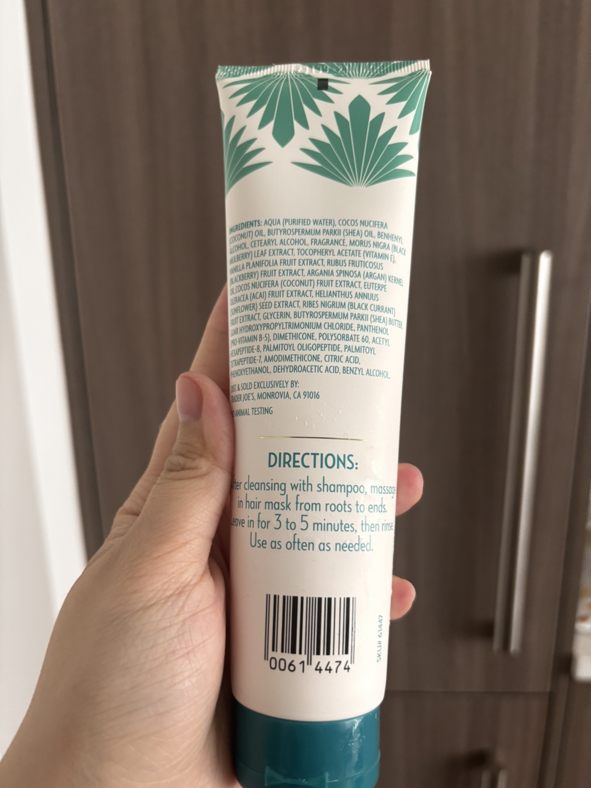 #freecycle Trader Joes hair mask image indicator(2)
