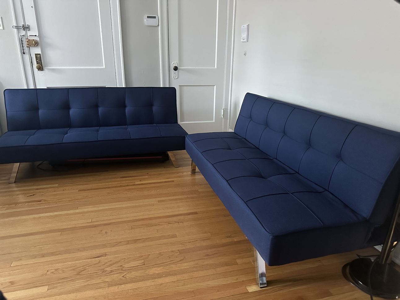 TWO - Serta Navy blue Twin sofa bed