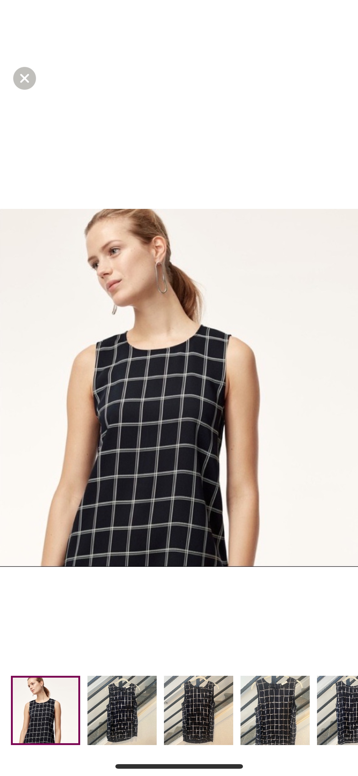 Aritzia Babaton XS tSleeveless Top