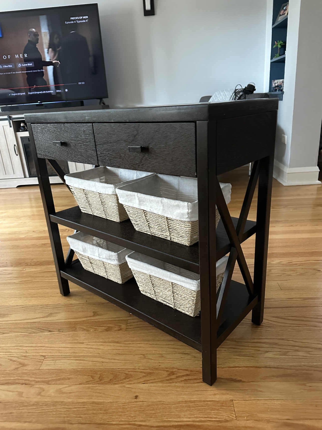 Table console with Baskets - photo 2